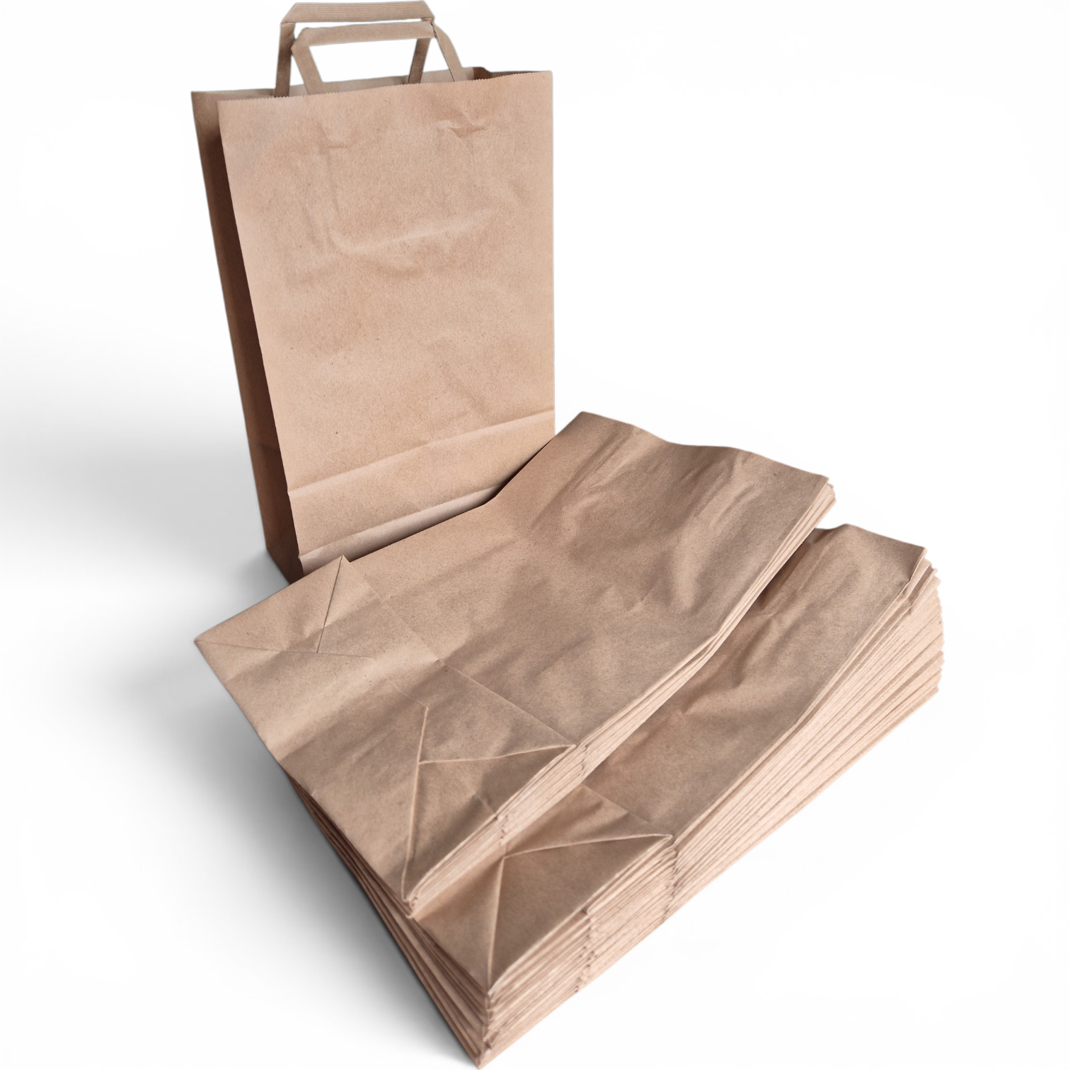 B-Ware Blockbodenbeutel (10 l) mit Innenhenkel