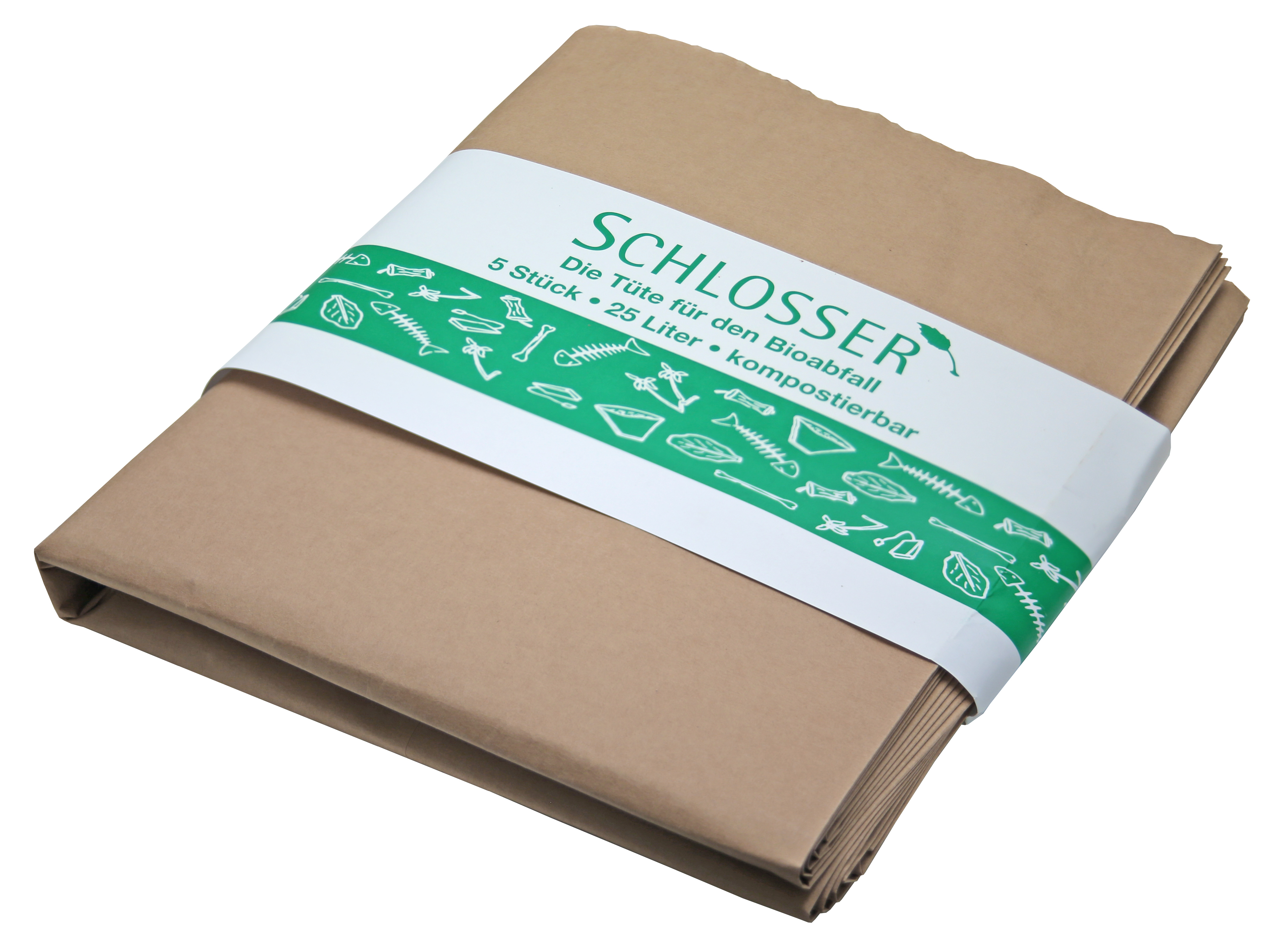 565-5er-Pack Bio-Müllsack (25 l)